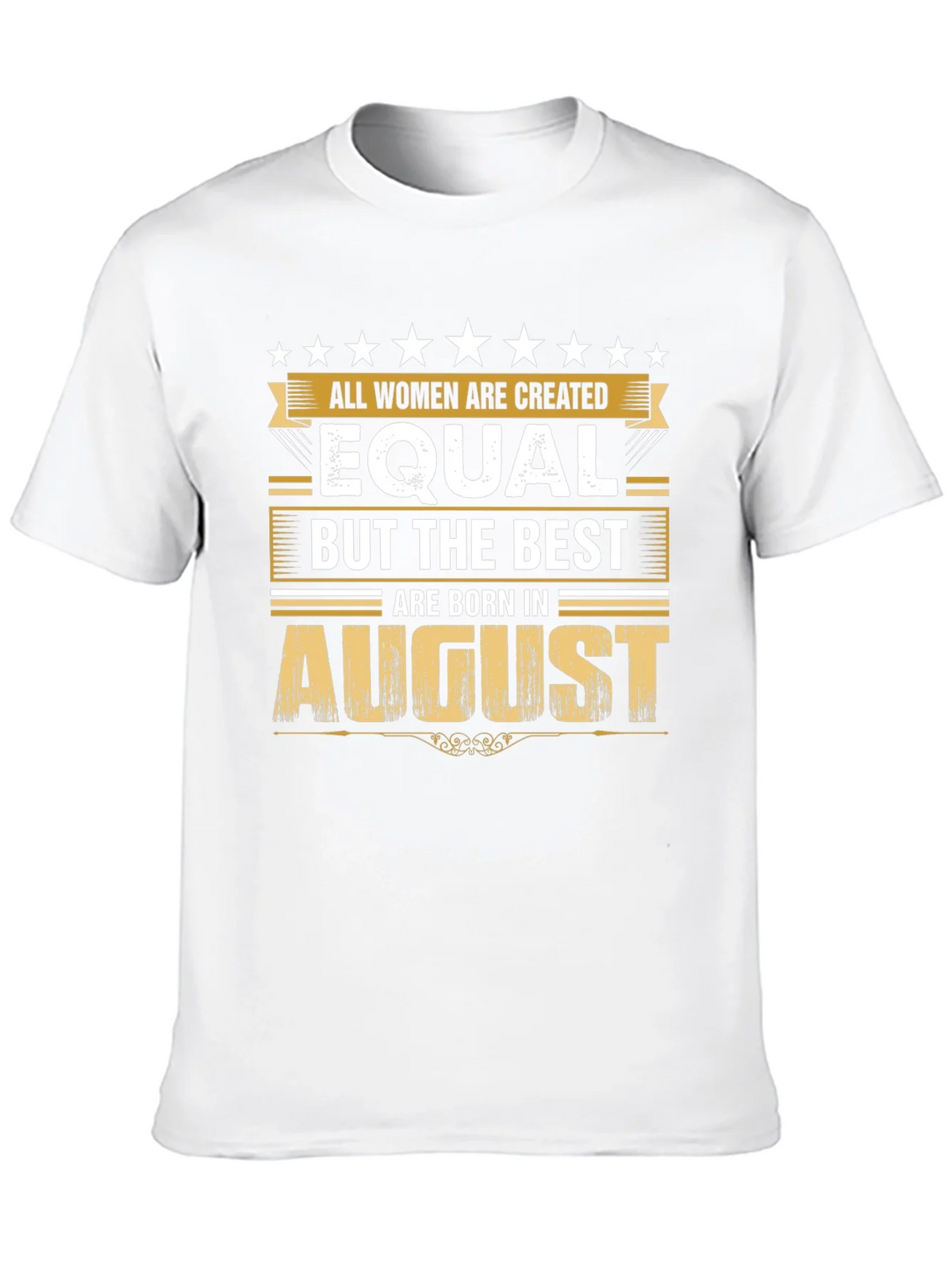 August Birthday T-Shirt - Womens Equality Tee product image 9