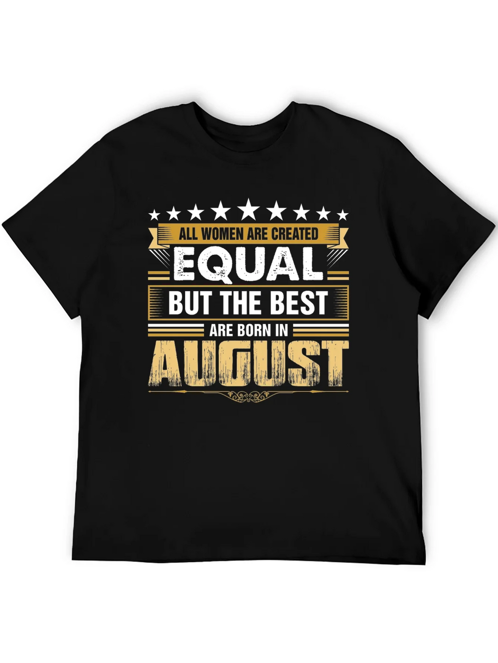 August Birthday T-Shirt - Womens Equality Tee product image 5