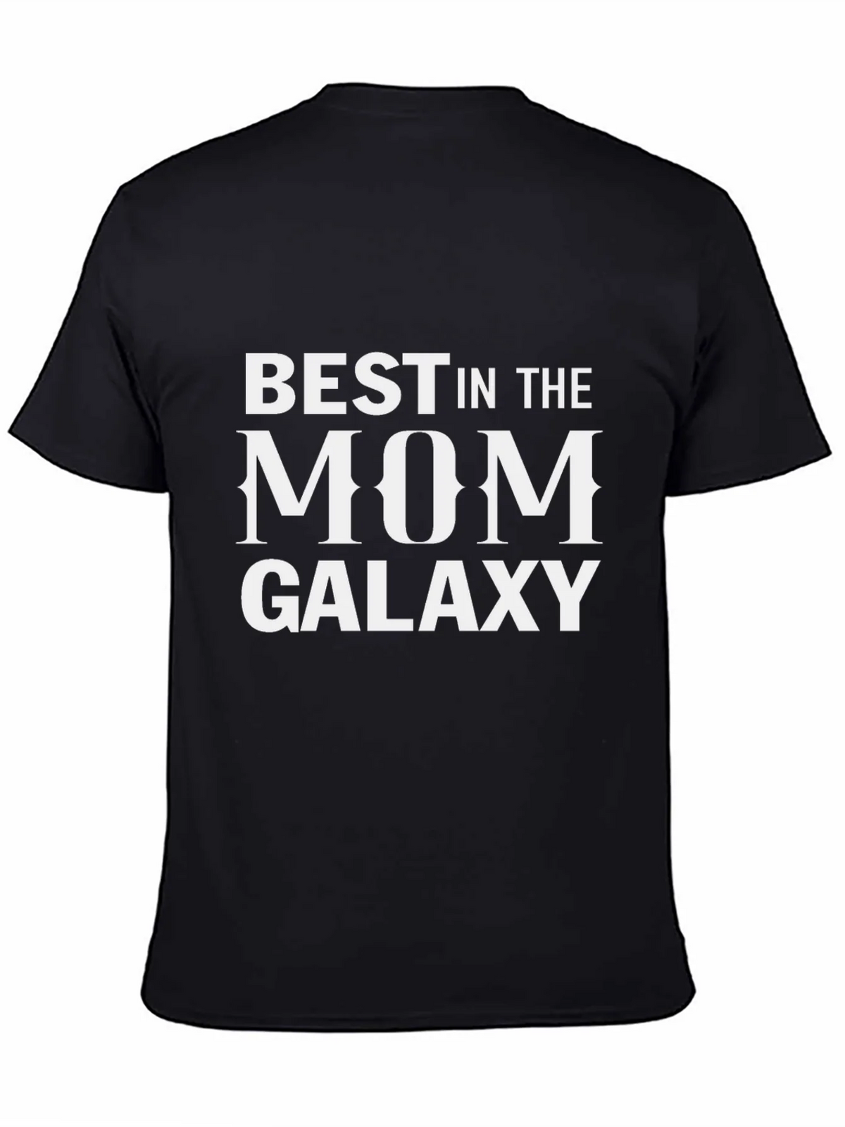 Best Mom in the Galaxy Black T-Shirt product image 4