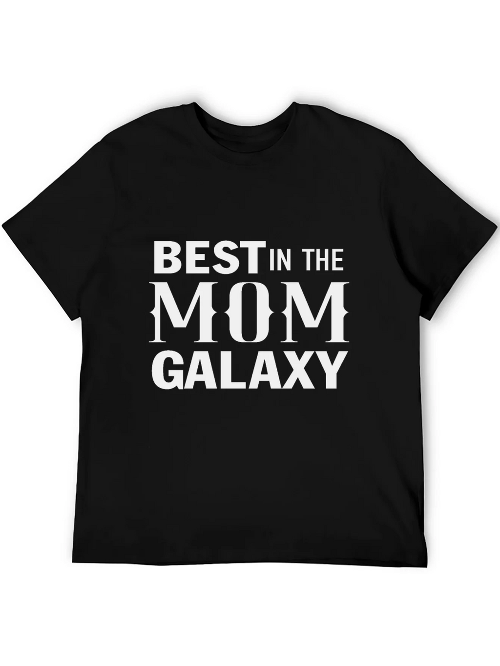Best Mom in the Galaxy Black T-Shirt product image 5