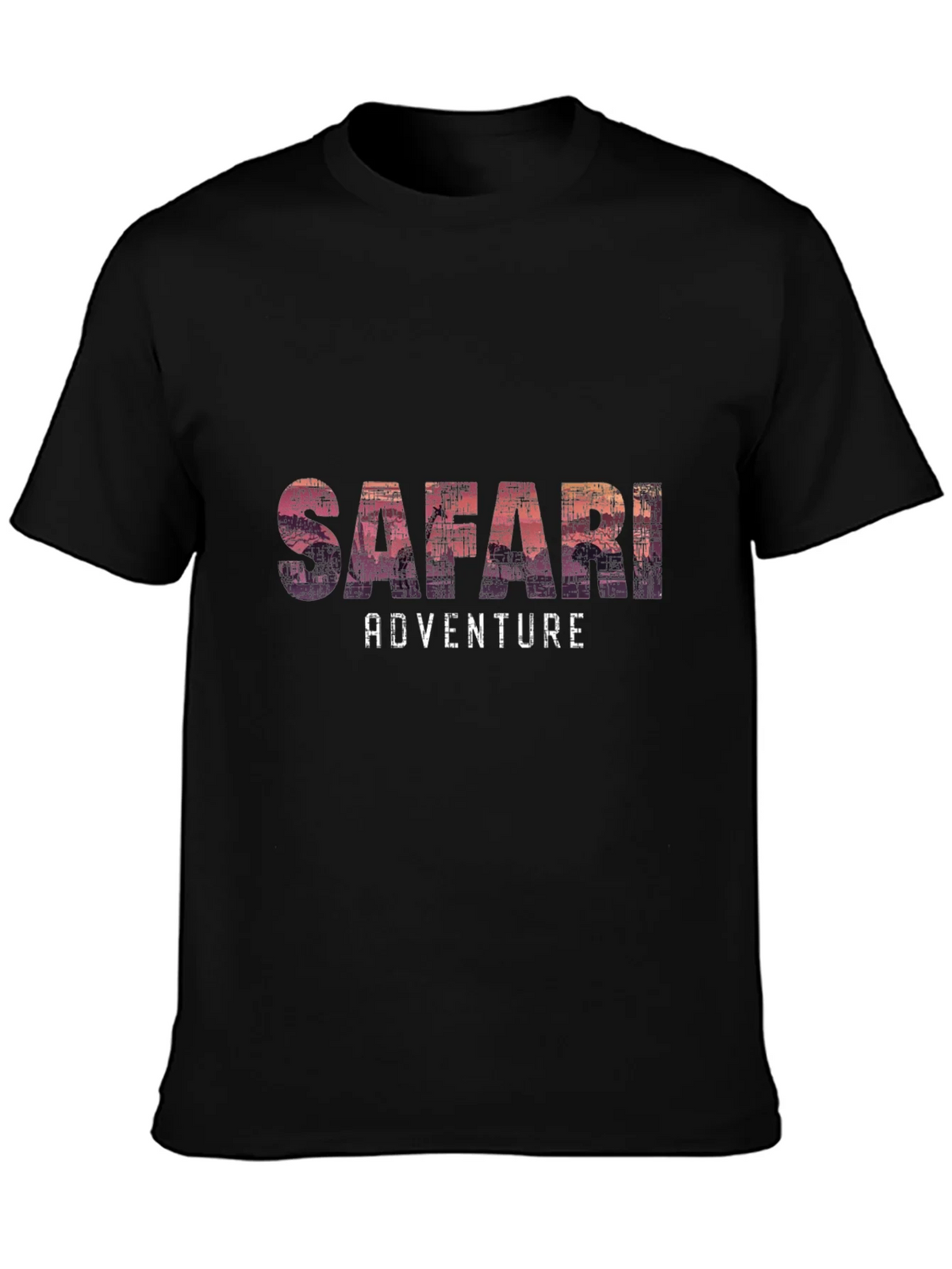 Safari Adventure Graphic Tee - Soft Black T-Shirt product image 3