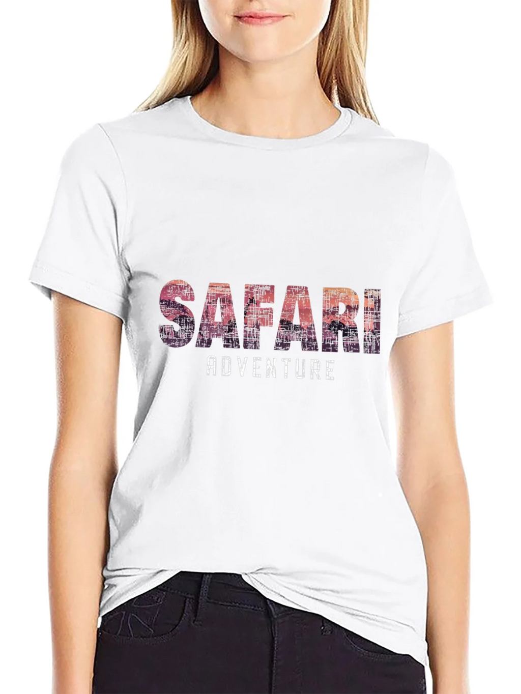 Safari Adventure Graphic Tee - Soft Black T-Shirt product image 8