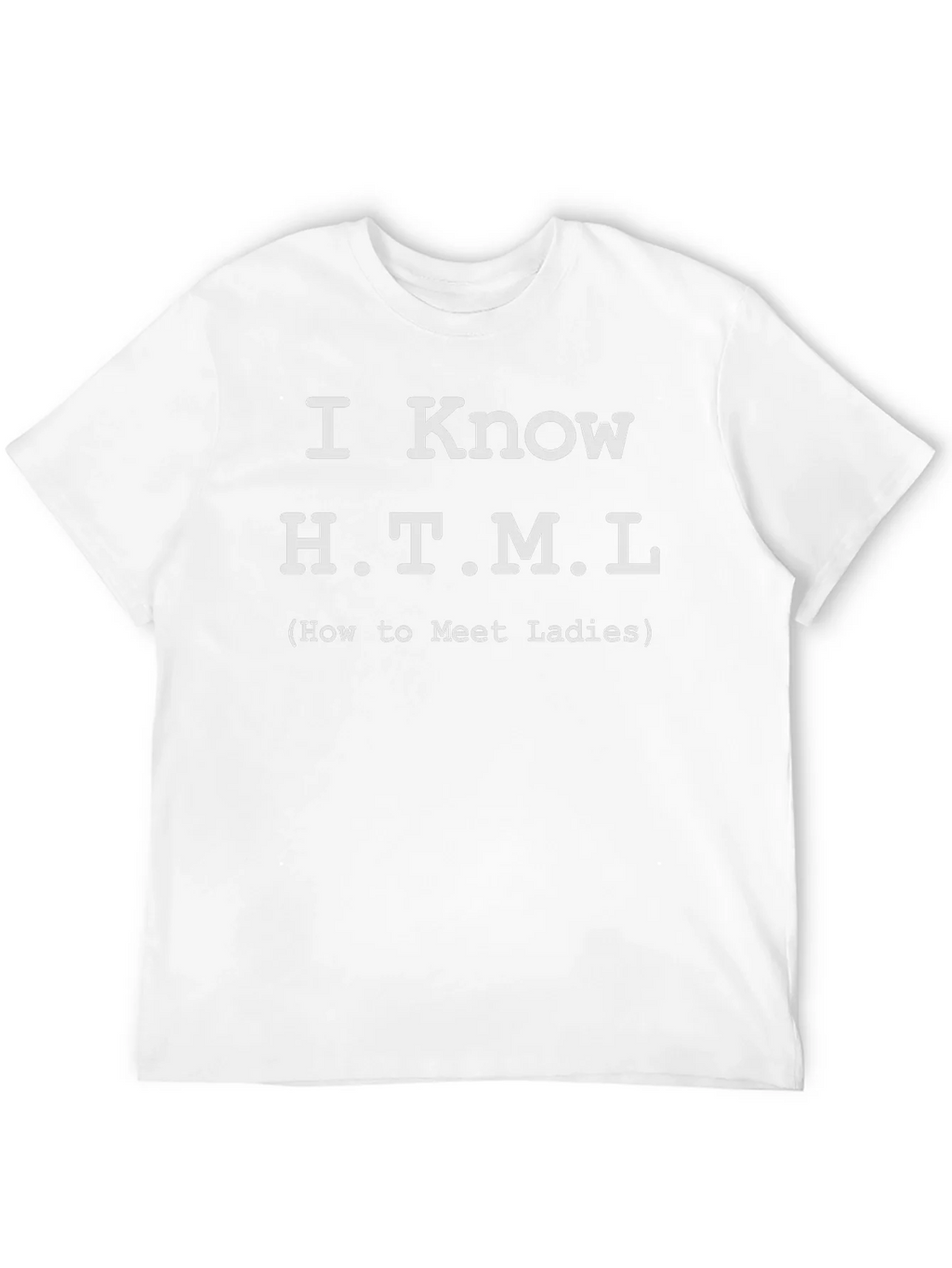 I Know HTML Funny Programmer T-Shirt product image 11