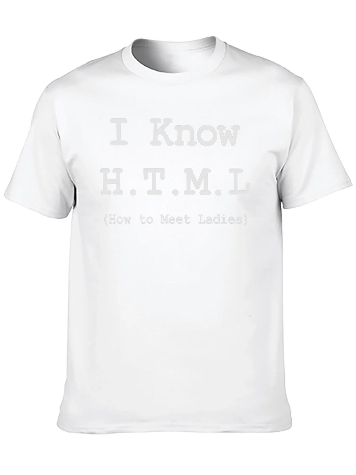 I Know HTML Funny Programmer T-Shirt product image 9