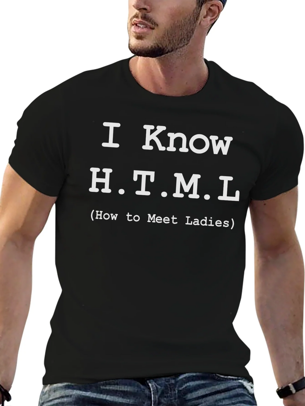 I Know HTML Funny Programmer T-Shirt product image 6