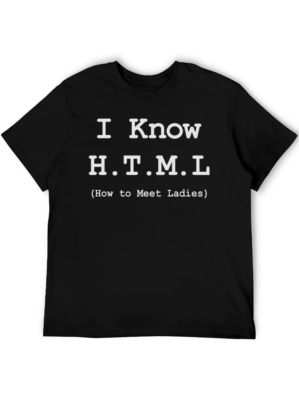I Know HTML Funny Programmer T-Shirt product image 5