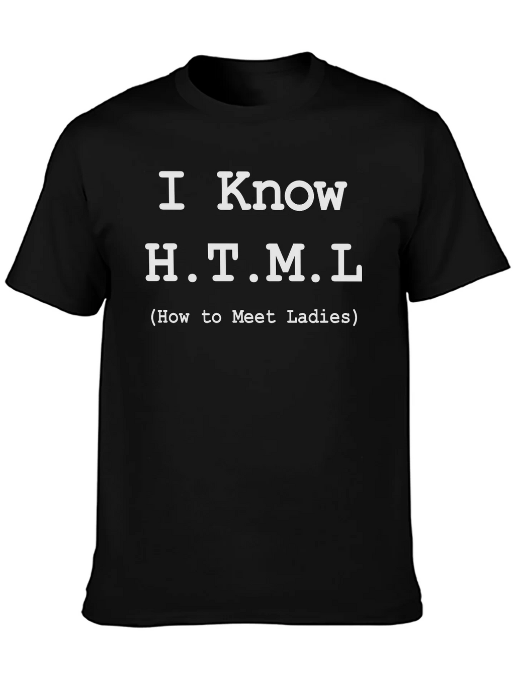 I Know HTML Funny Programmer T-Shirt product image 3