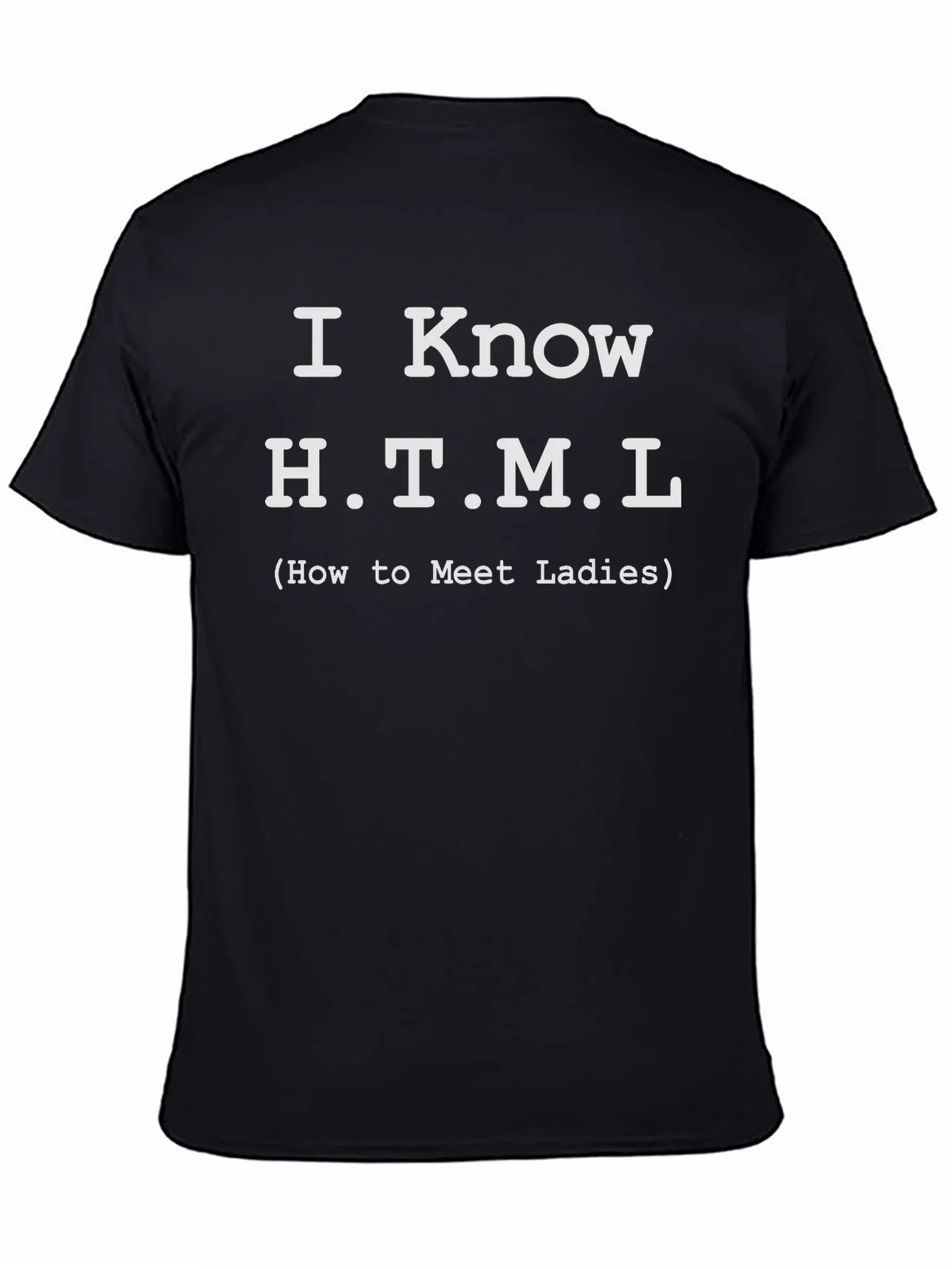 I Know HTML Funny Programmer T-Shirt product image 4