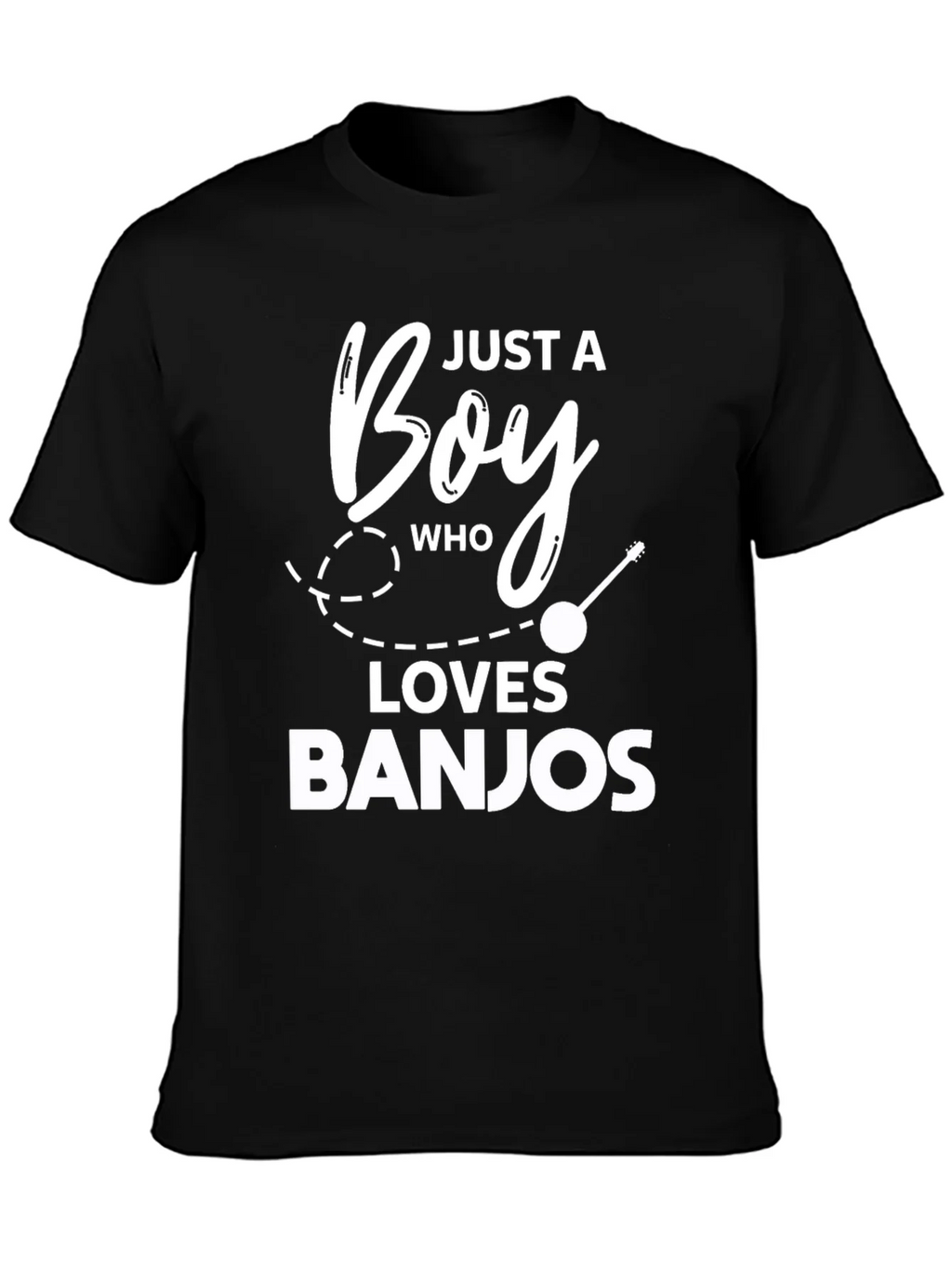 Just A Boy Who Loves Banjos Graphic T-Shirt product image 3