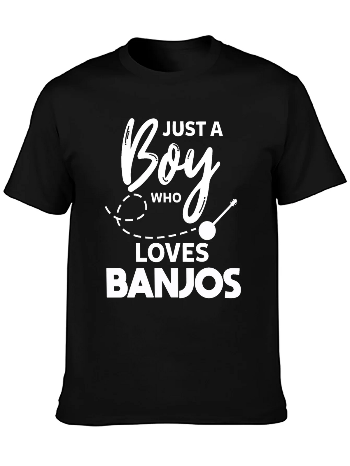 Just A Boy Who Loves Banjos Graphic T-Shirt product image 3