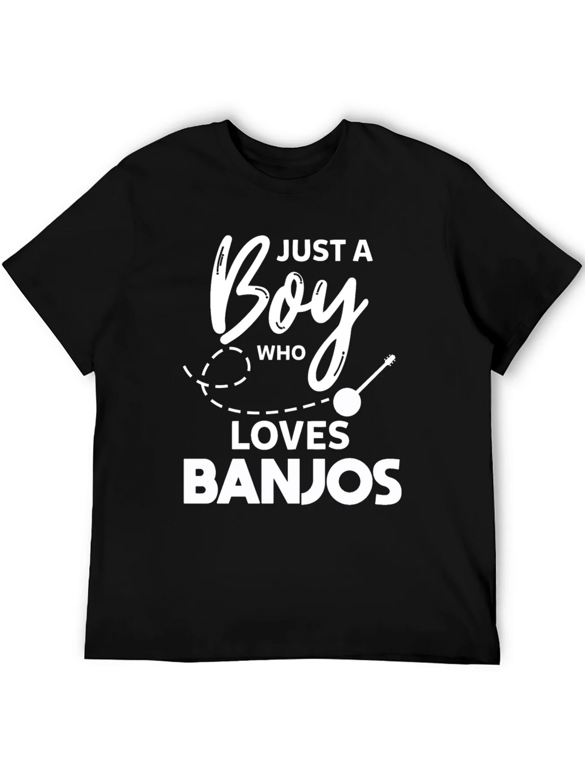 Just A Boy Who Loves Banjos Graphic T-Shirt product image 5