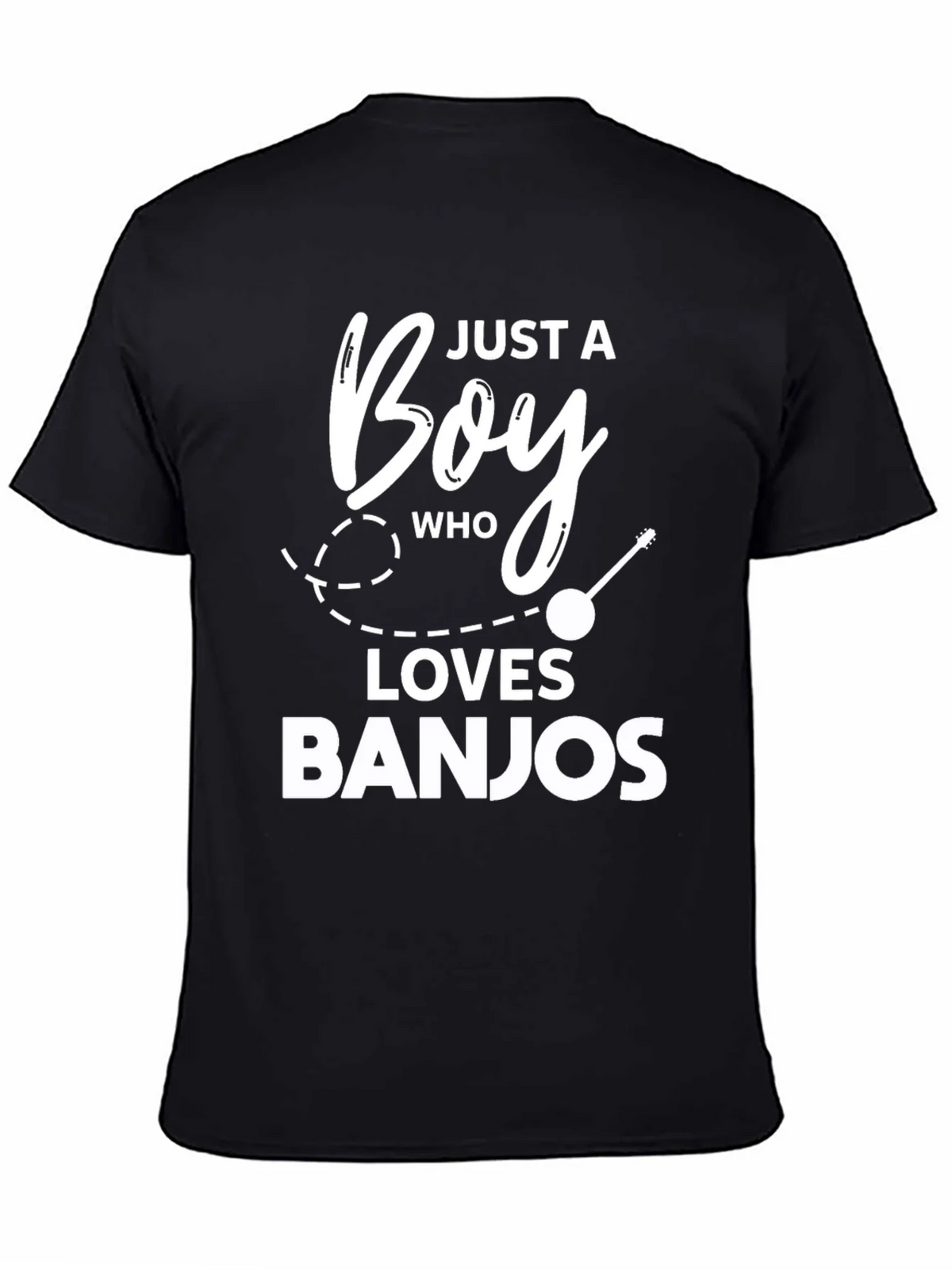 Just A Boy Who Loves Banjos Graphic T-Shirt product image 4