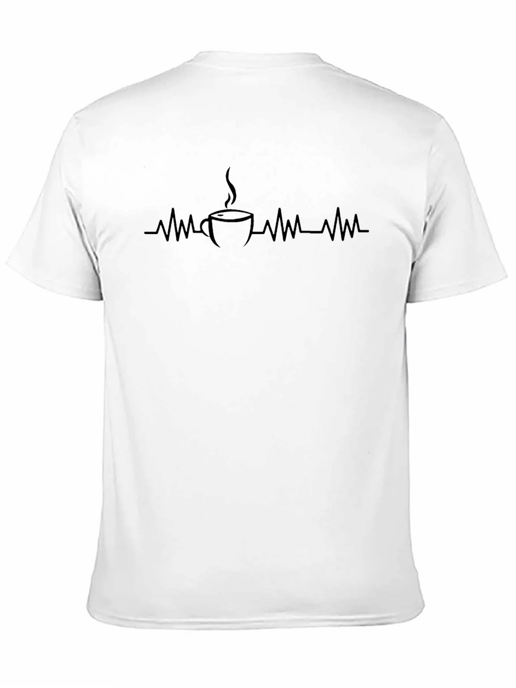 Coffee Heartbeat T-Shirt - Caffeine Lover Tee product image 10