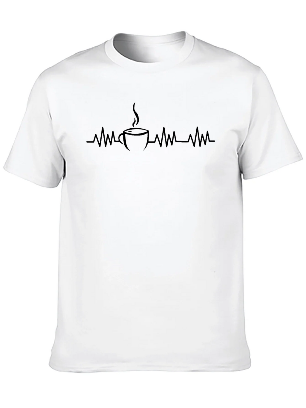 Coffee Heartbeat T-Shirt - Caffeine Lover Tee product image 9