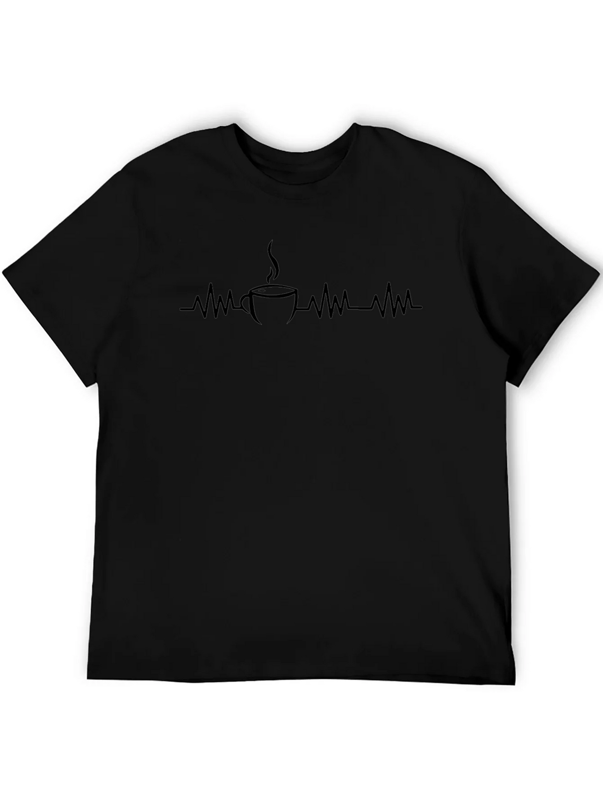 Coffee Heartbeat T-Shirt - Caffeine Lover Tee product image 5