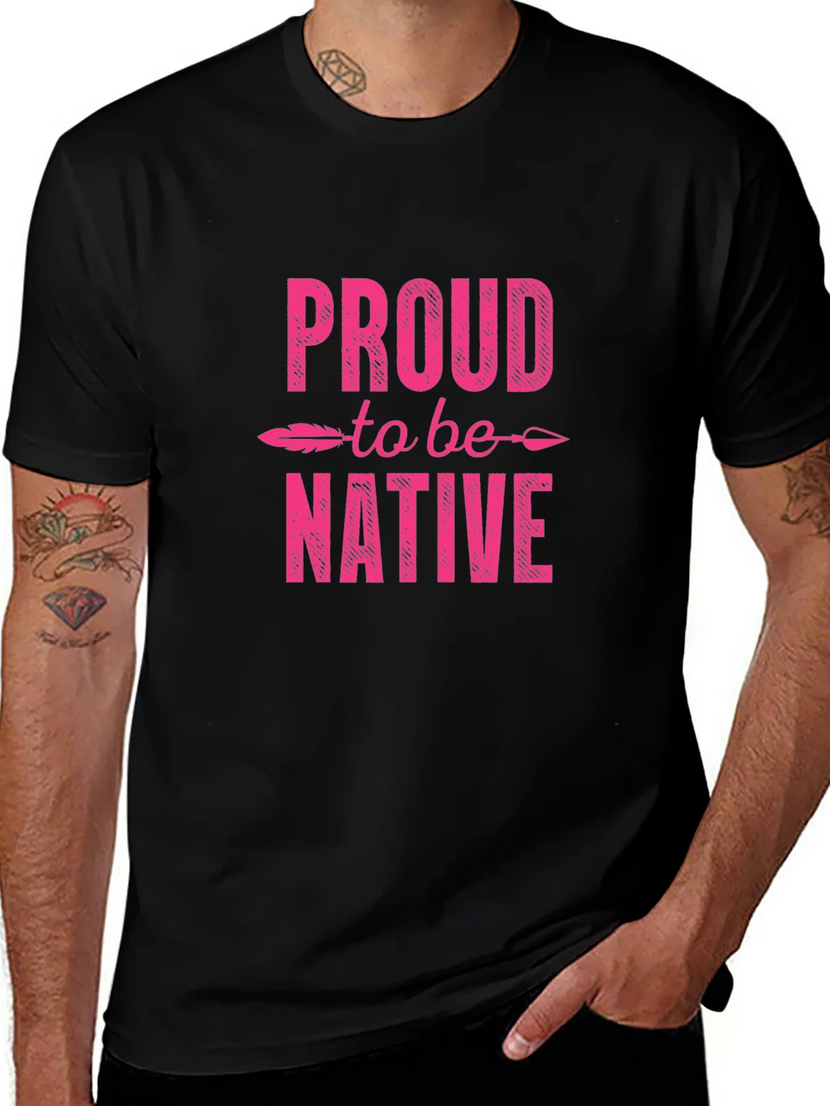 Proud to be Native Graphic T-Shirt product image 1