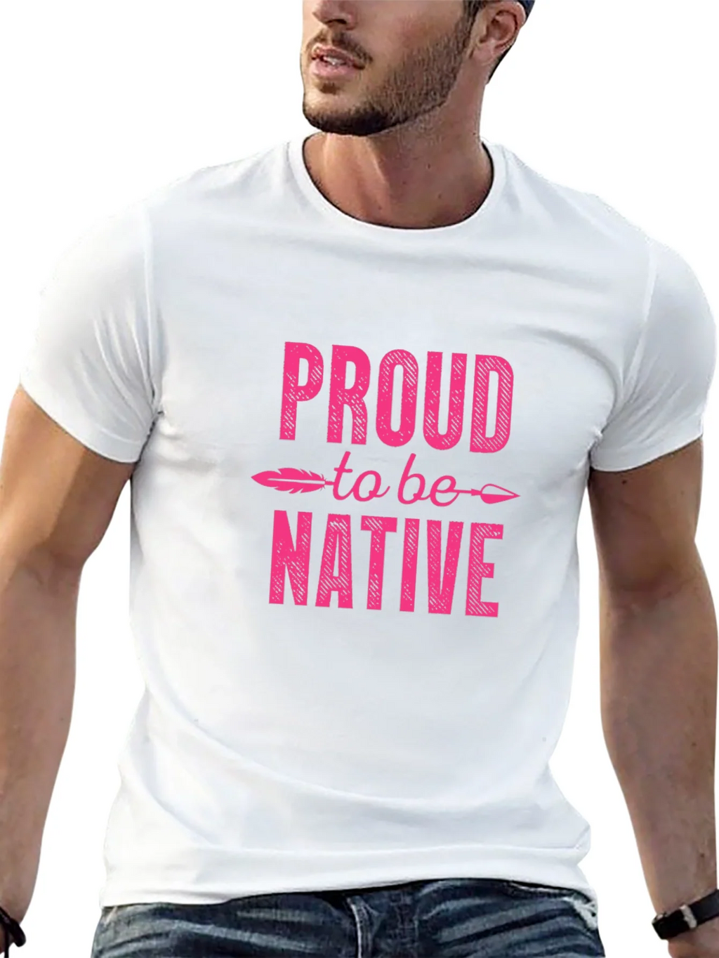 Proud to be Native Graphic T-Shirt product image 12