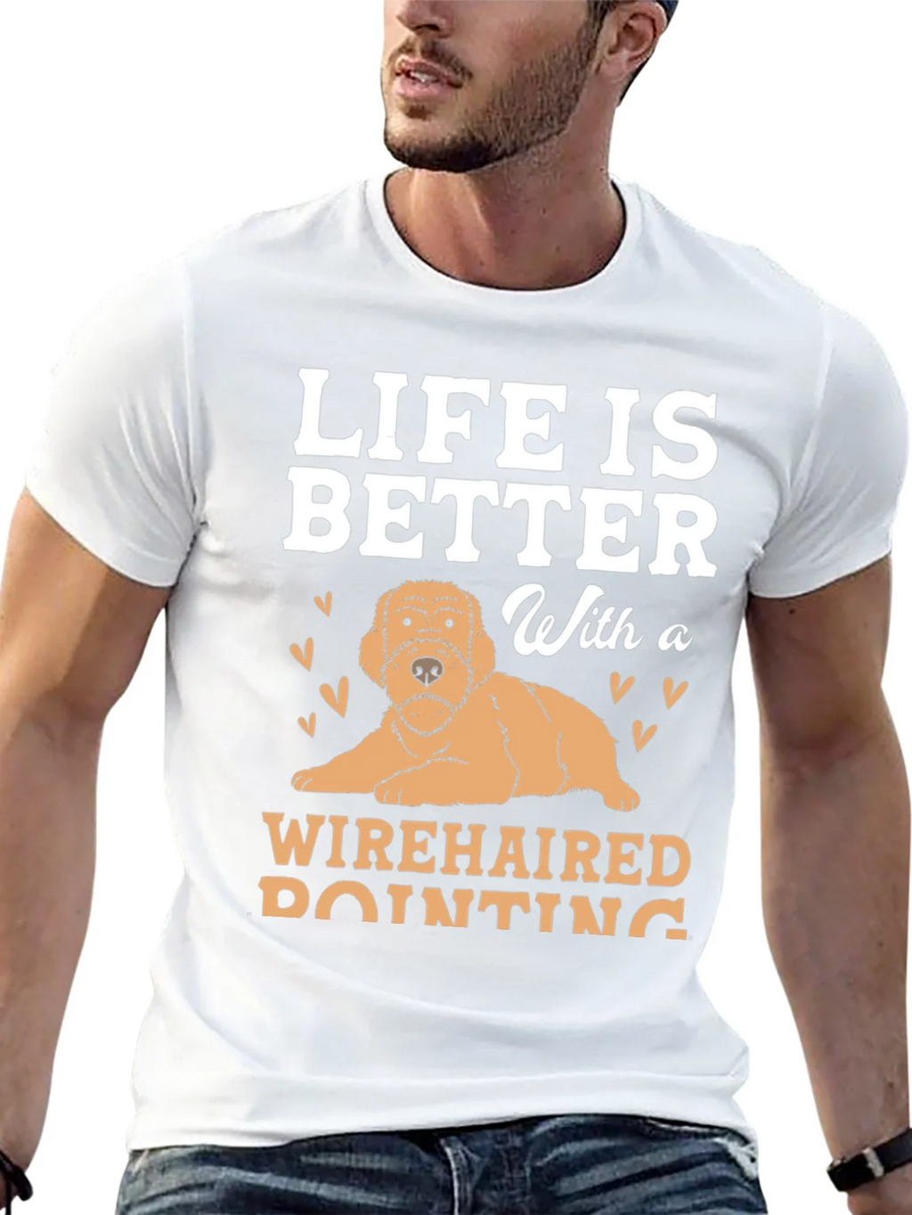 Life Is Better With a Wirehaired Pointing Dog T-Shirt product image 12