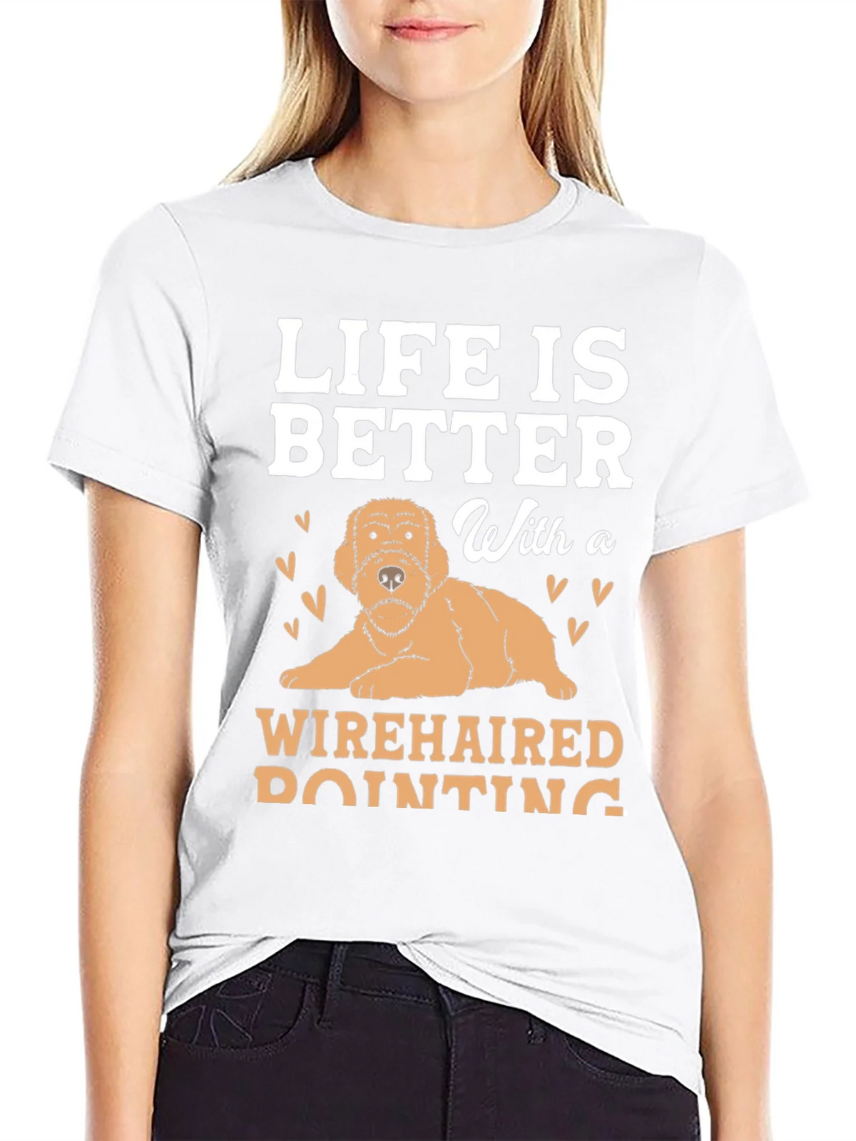 Life Is Better With a Wirehaired Pointing Dog T-Shirt product image 8