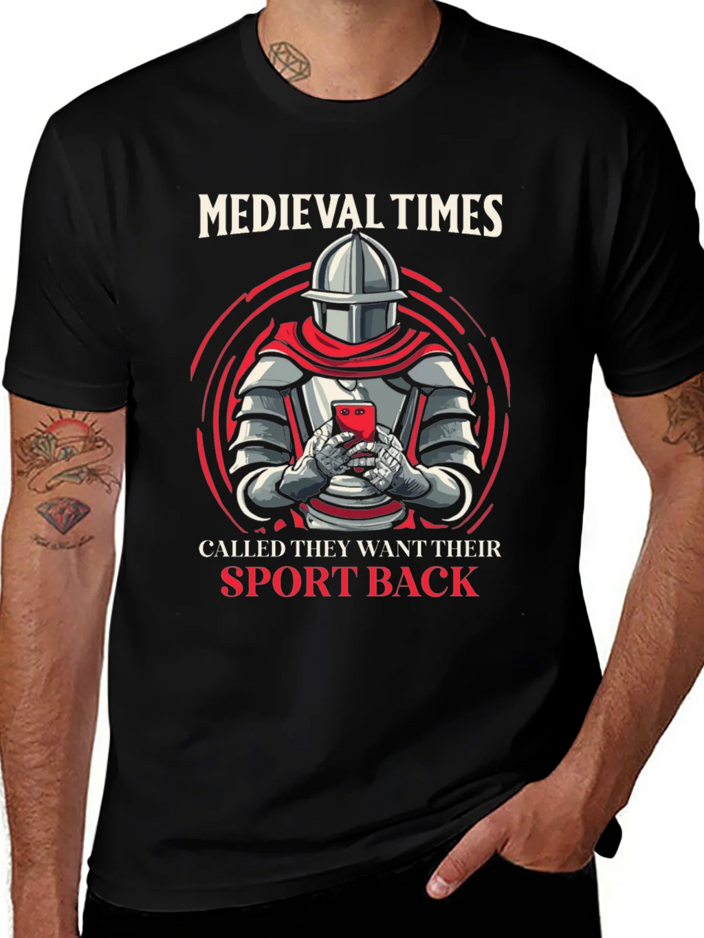Medieval Times Knight T-Shirt - Funny Gamer Tee product image 1