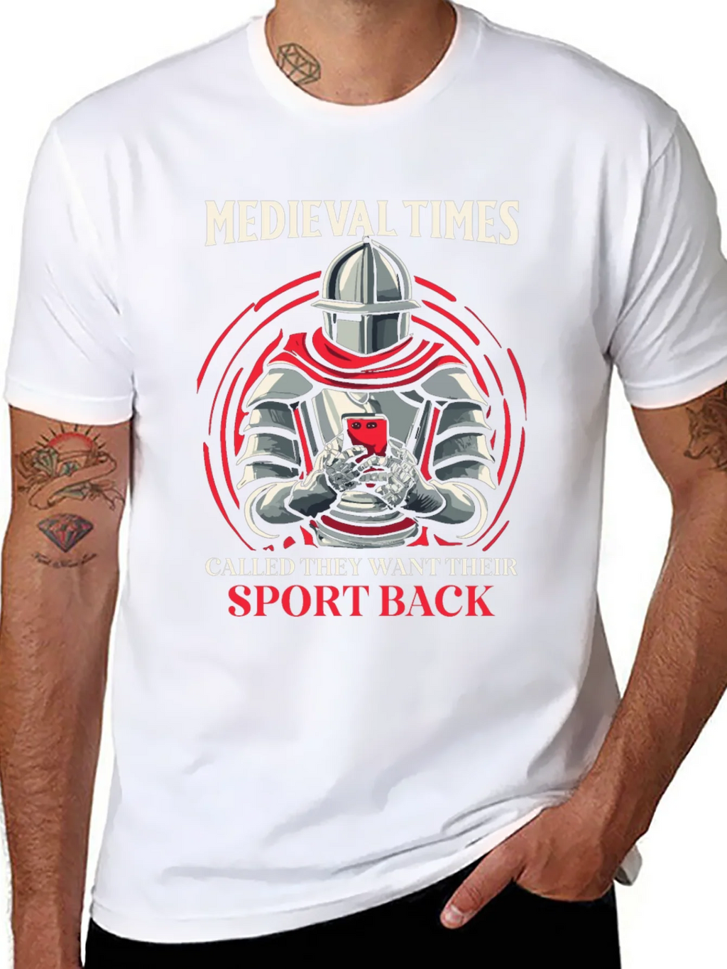 Medieval Times Knight T-Shirt - Funny Gamer Tee product image 6