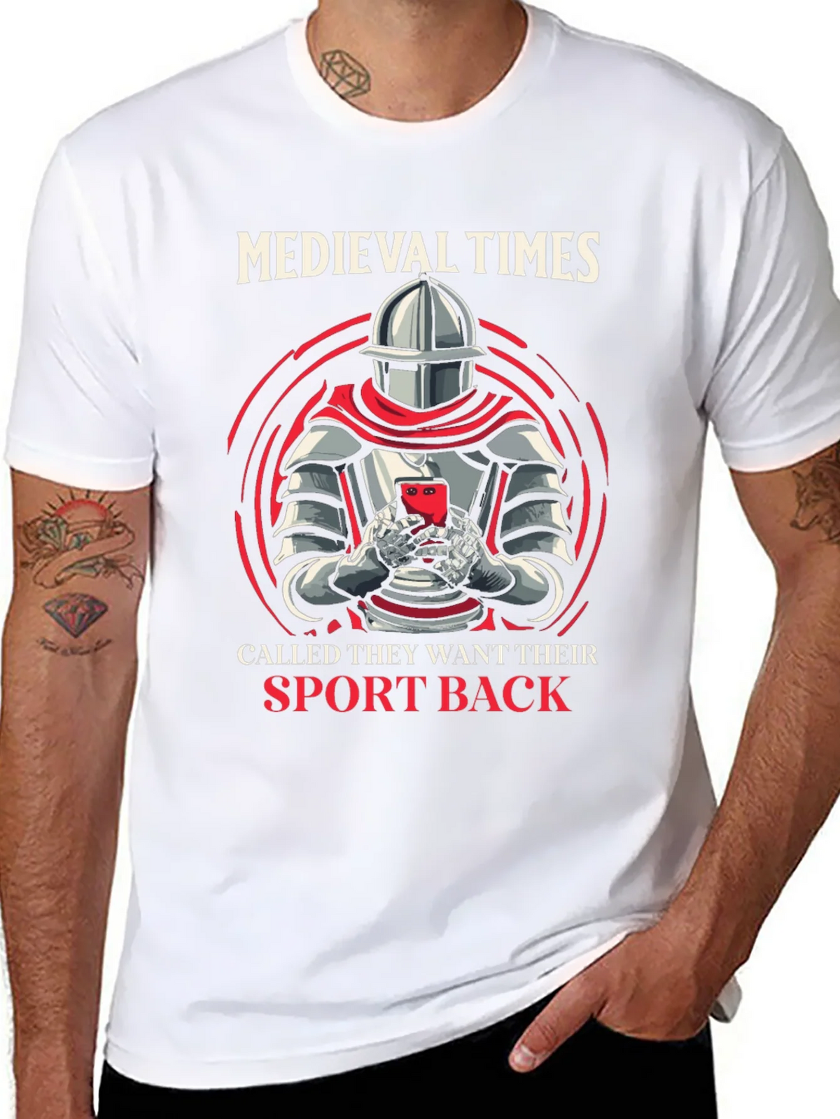 Medieval Times Knight T-Shirt - Funny Gamer Tee product image 6