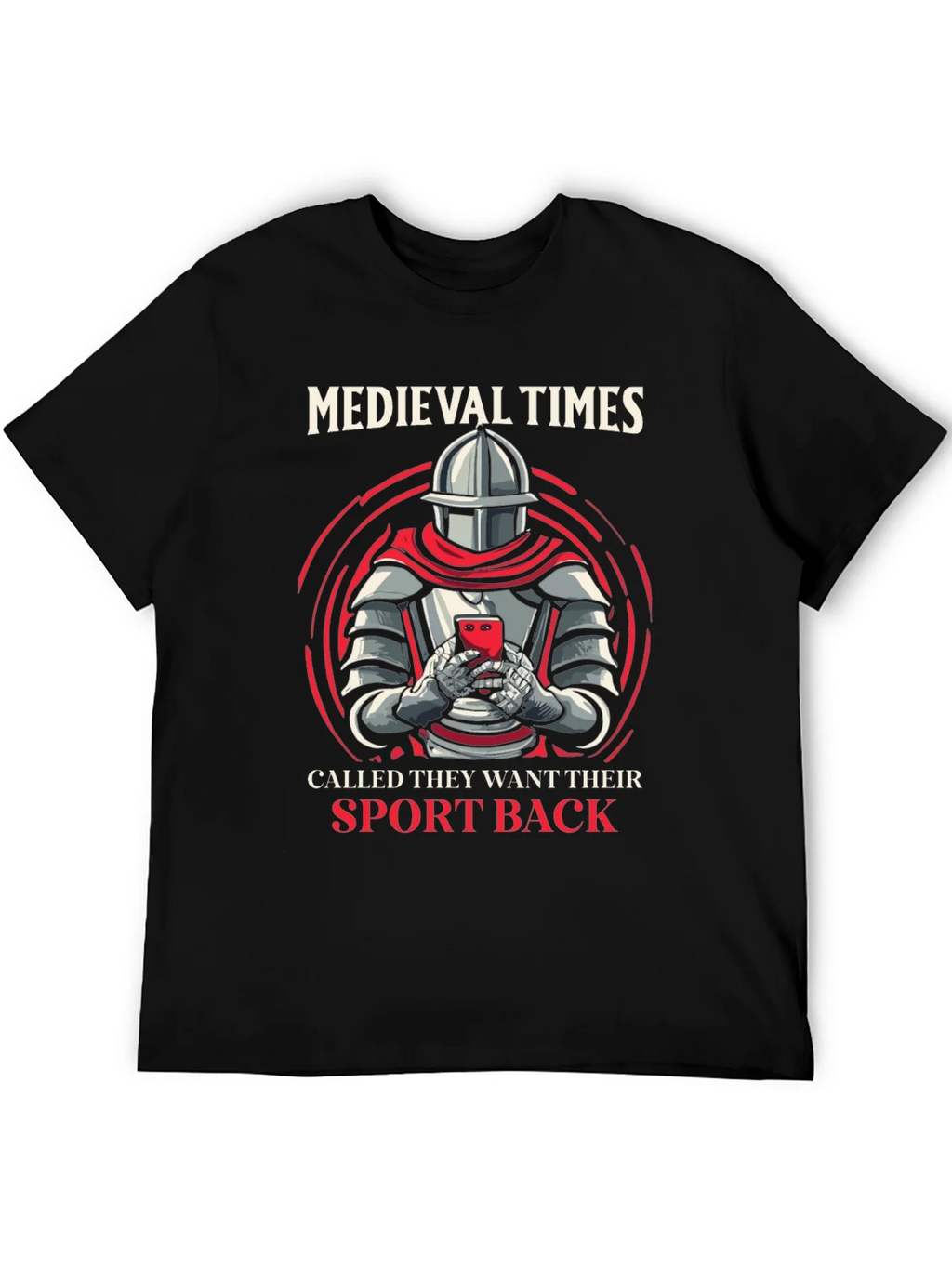 Medieval Times Knight T-Shirt - Funny Gamer Tee product image 5