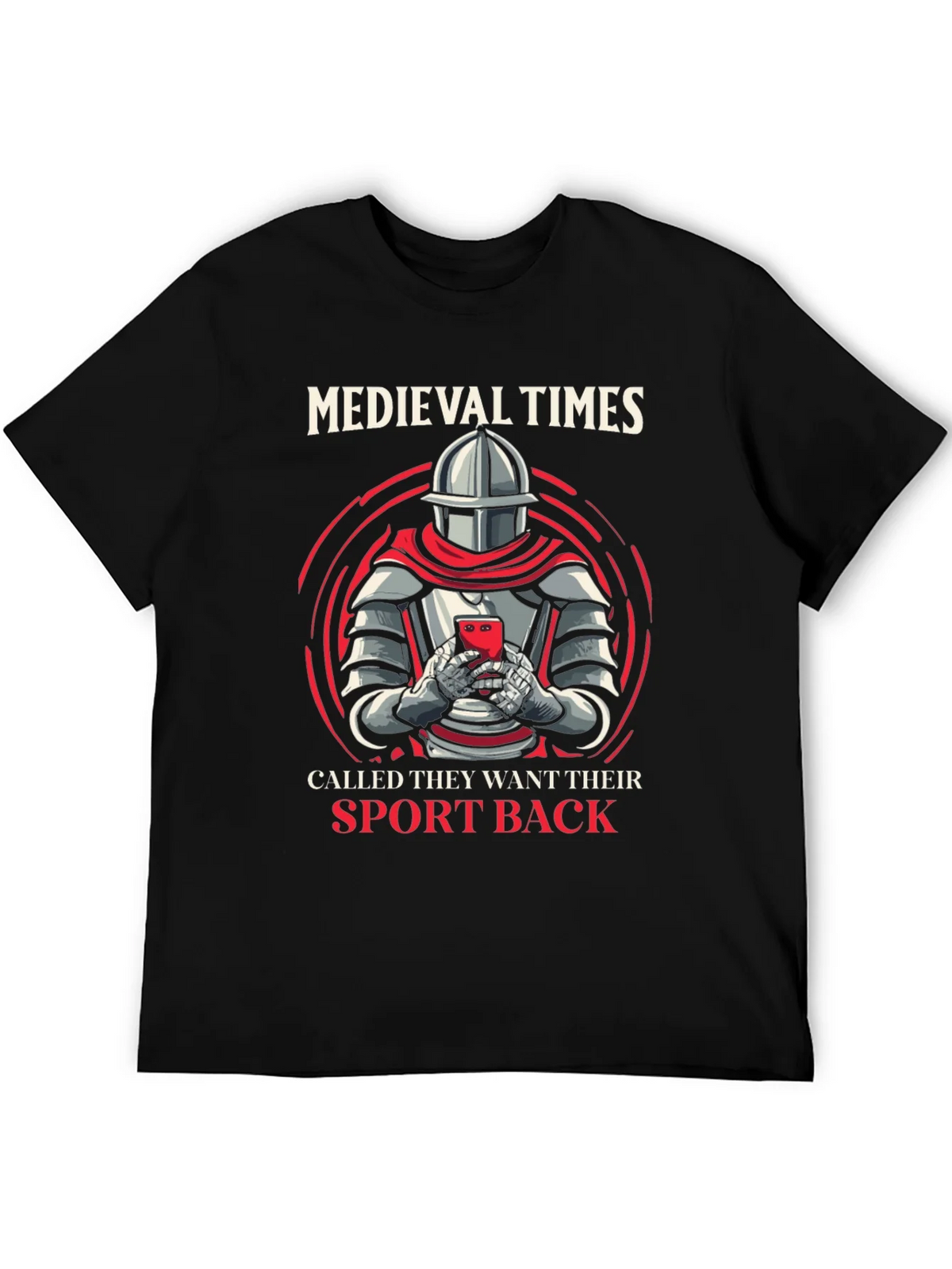 Medieval Times Knight T-Shirt - Funny Gamer Tee product image 5