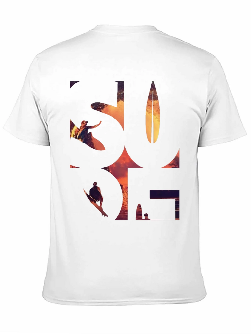 Surf Graphic Tee - Black Cotton T-Shirt product image 10