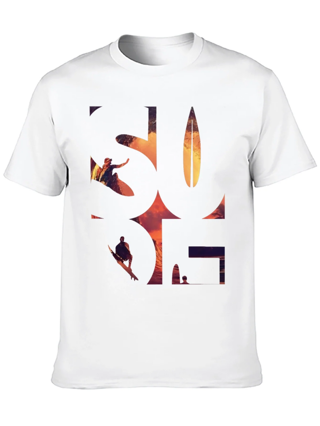 Surf Graphic Tee - Black Cotton T-Shirt product image 9