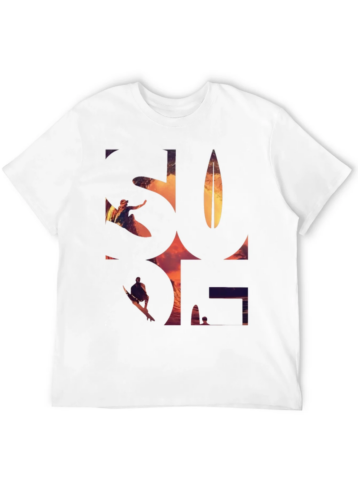 Surf Graphic Tee - Black Cotton T-Shirt product image 11