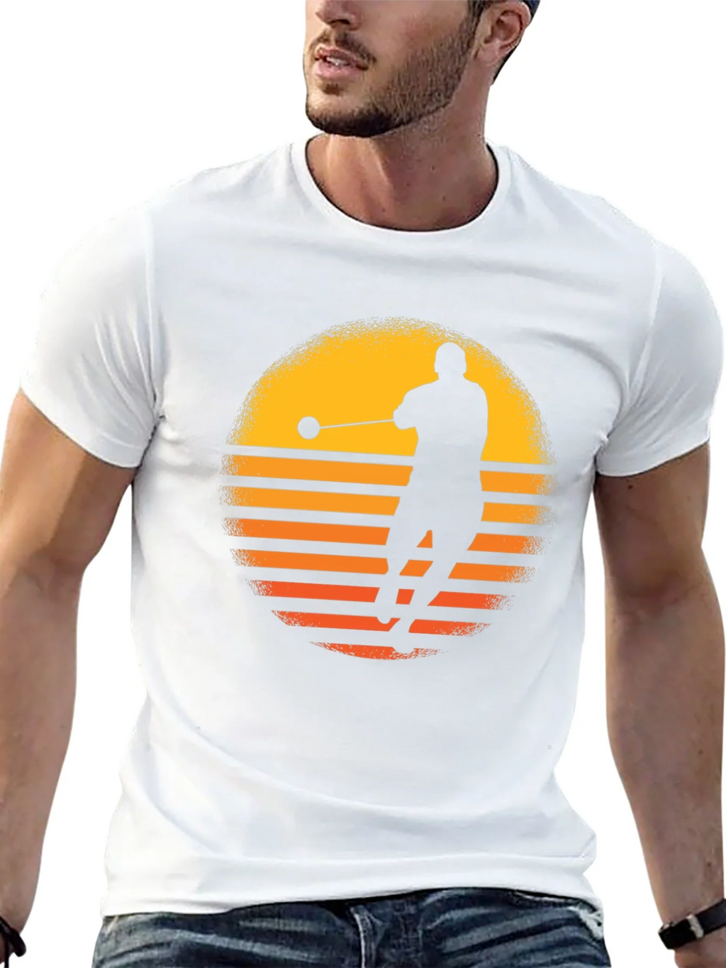 Hammer Throw Silhouette T-Shirt product image 12