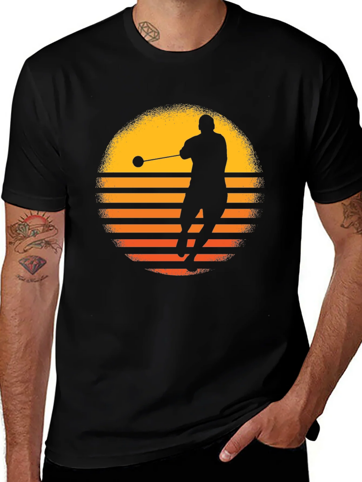 Hammer Throw Silhouette T-Shirt product image 1