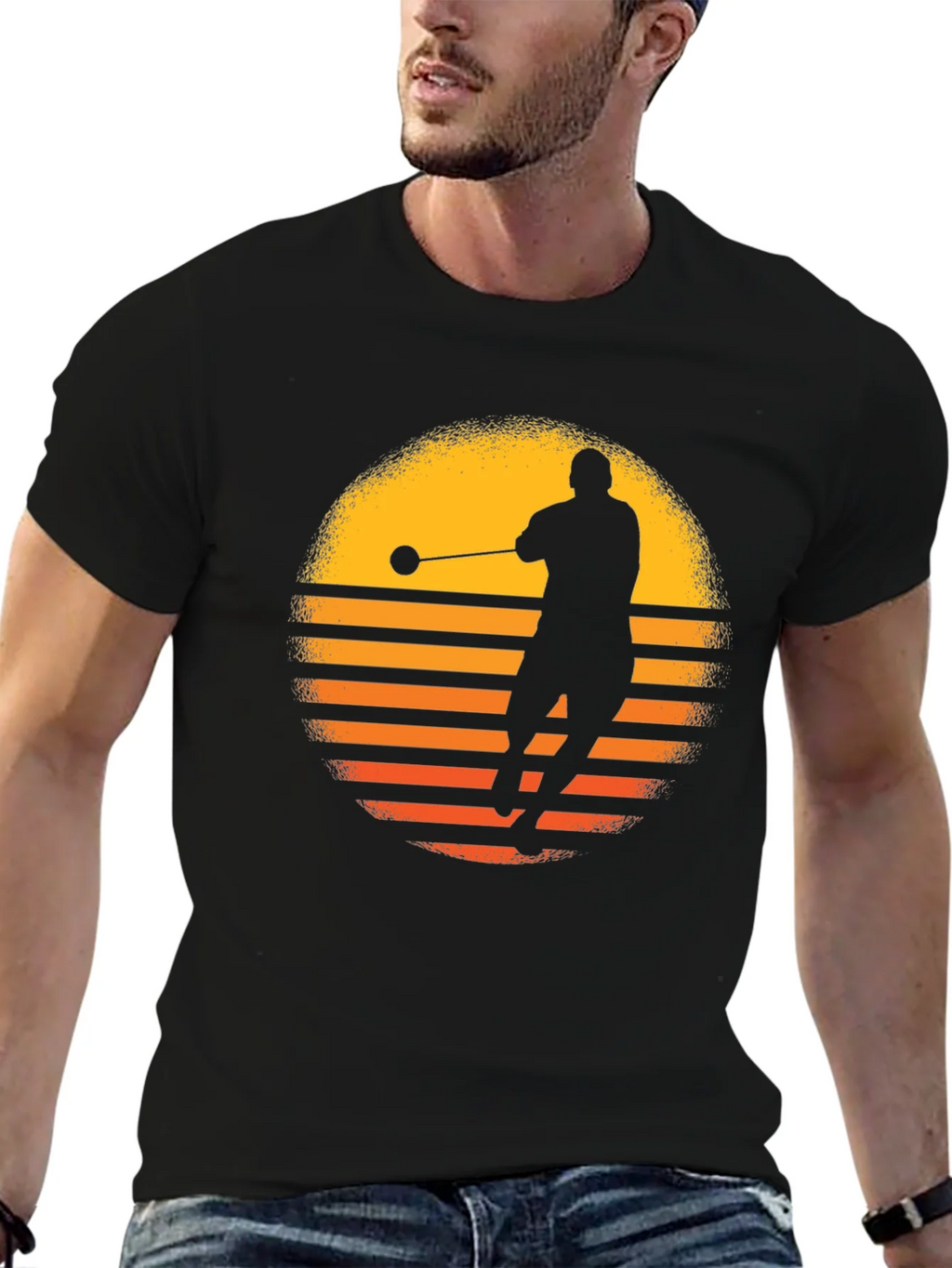 Hammer Throw Silhouette T-Shirt product image 6