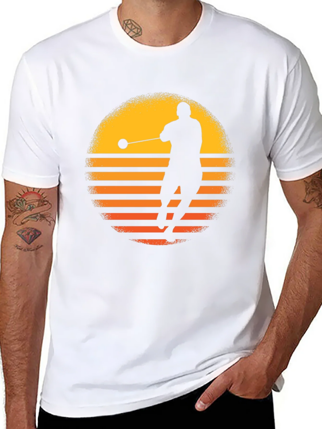 Hammer Throw Silhouette T-Shirt product image 7