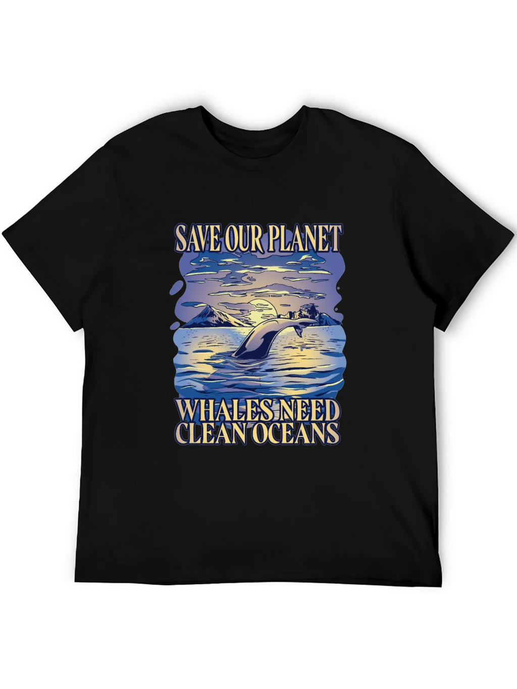 Save Our Planet T-Shirt - Whales Need Clean Oceans product image 1