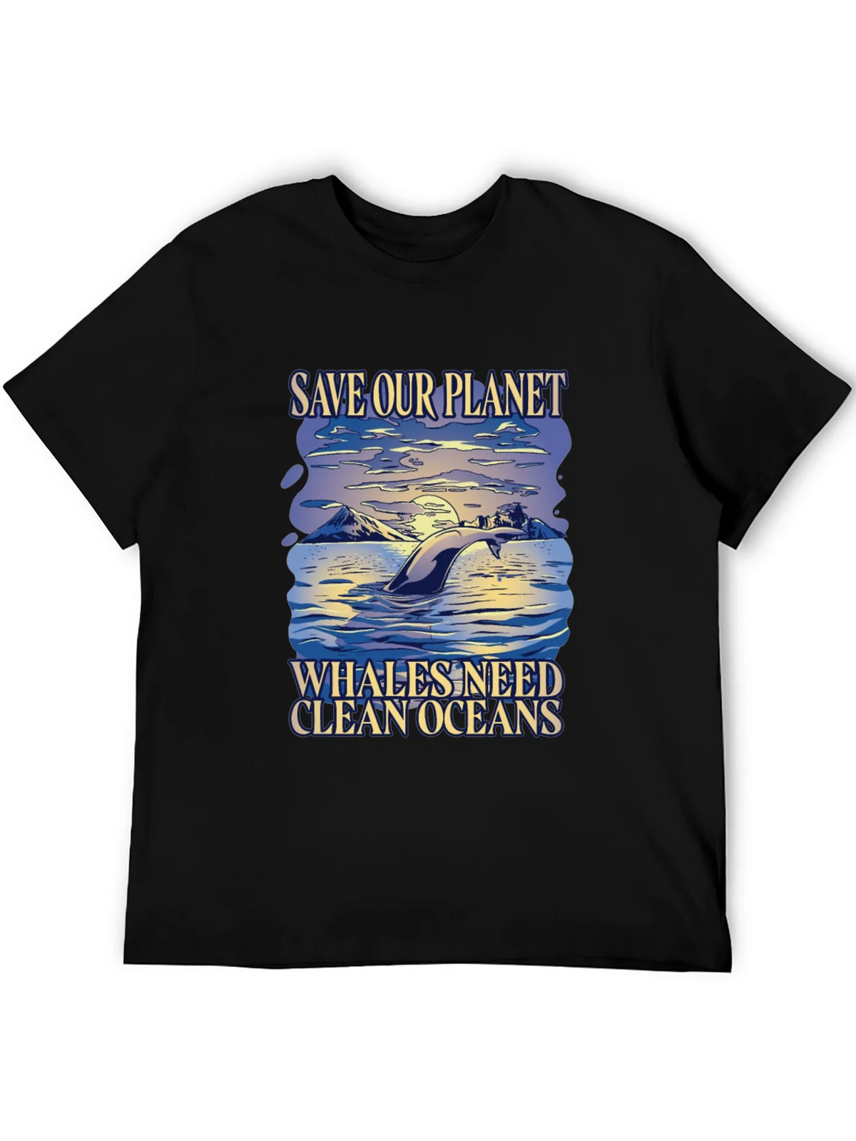 Save Our Planet T-Shirt - Whales Need Clean Oceans product image 1