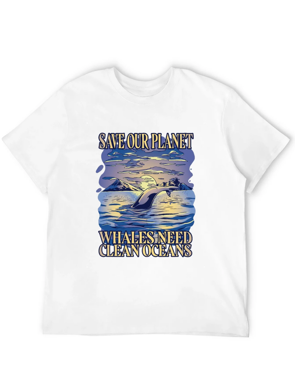 Save Our Planet T-Shirt - Whales Need Clean Oceans product image 2