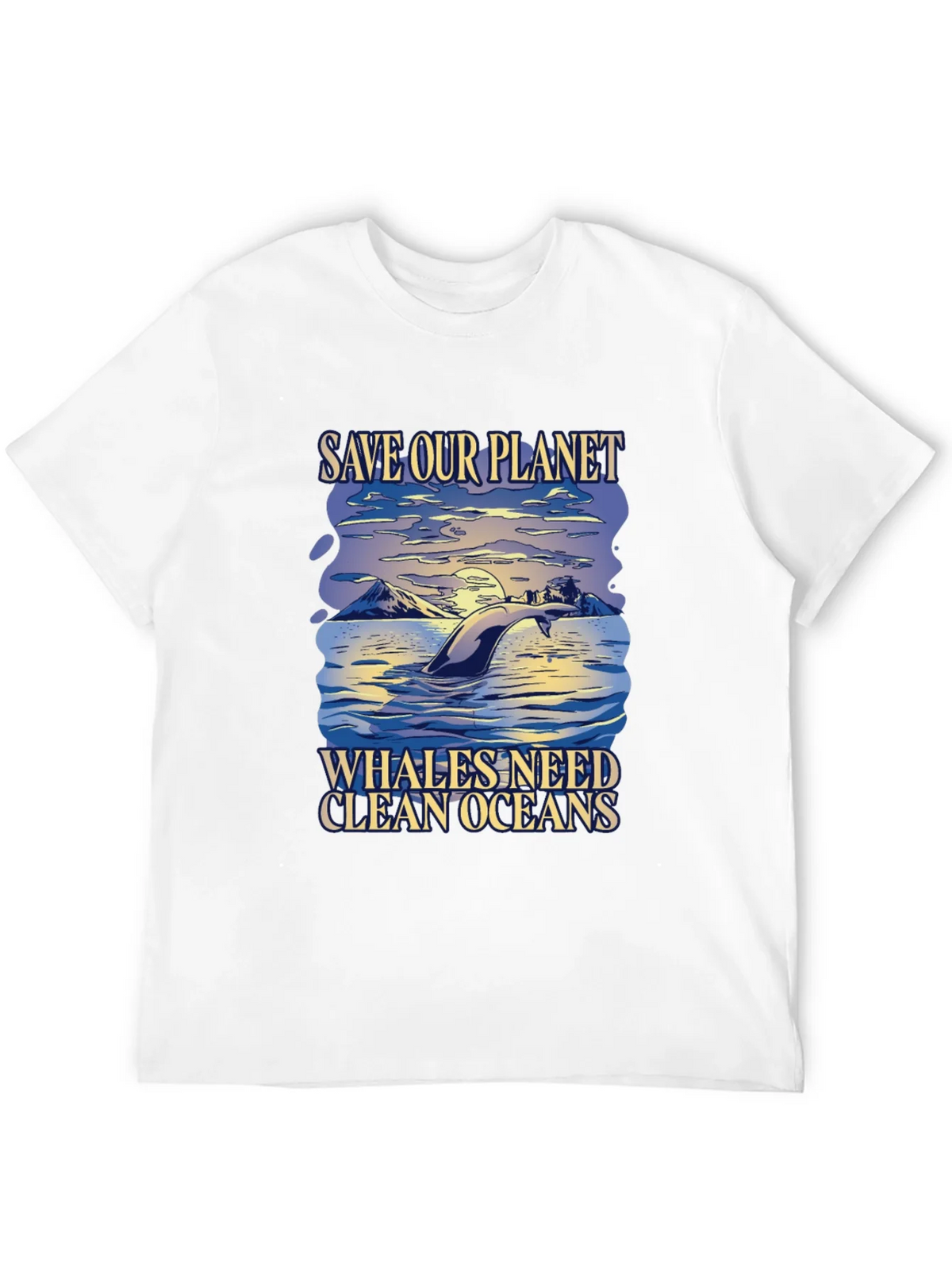 Save Our Planet T-Shirt - Whales Need Clean Oceans product image 2