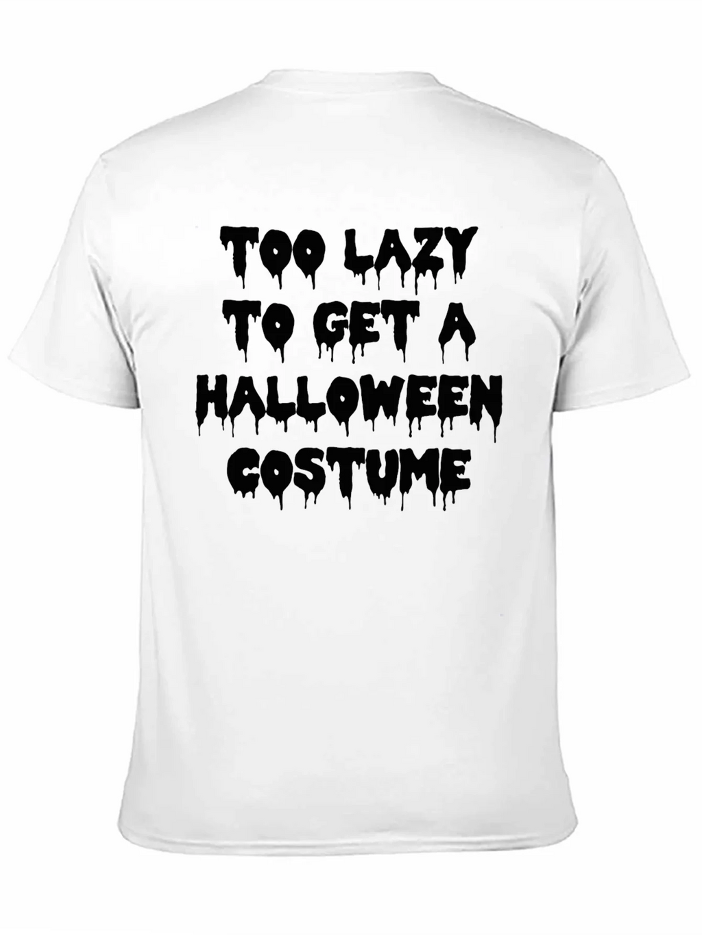Lazy Halloween Costume T-Shirt - Mens Black Tee product image 10