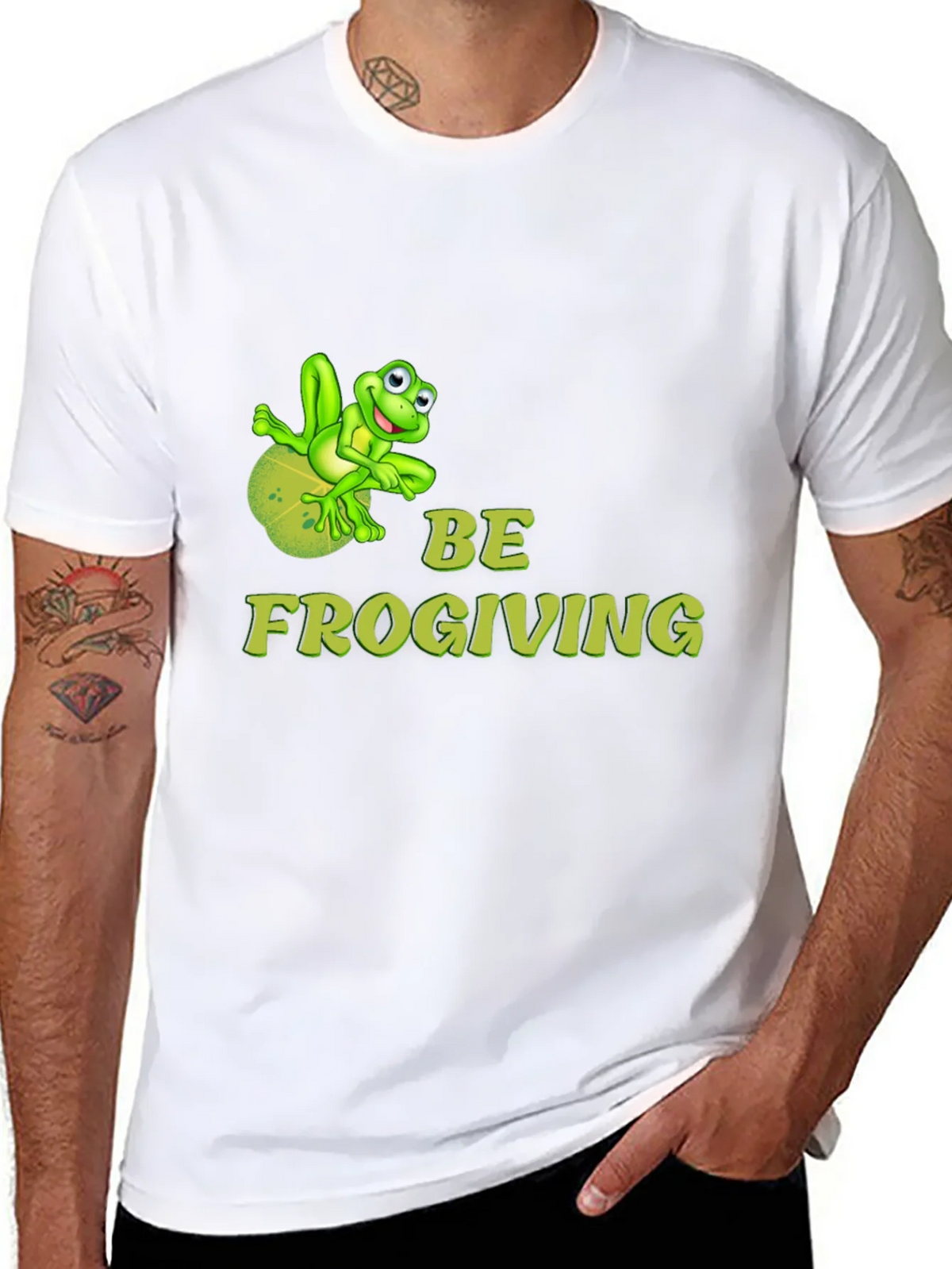 Be Frogiving Black T-Shirt product image 7