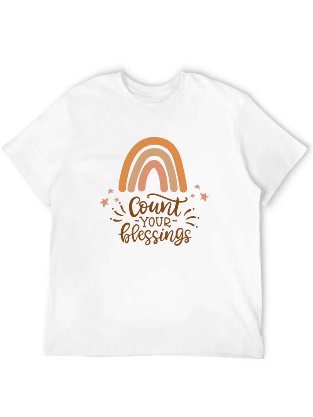 Count Your Blessings Rainbow Graphic Tee product image 11