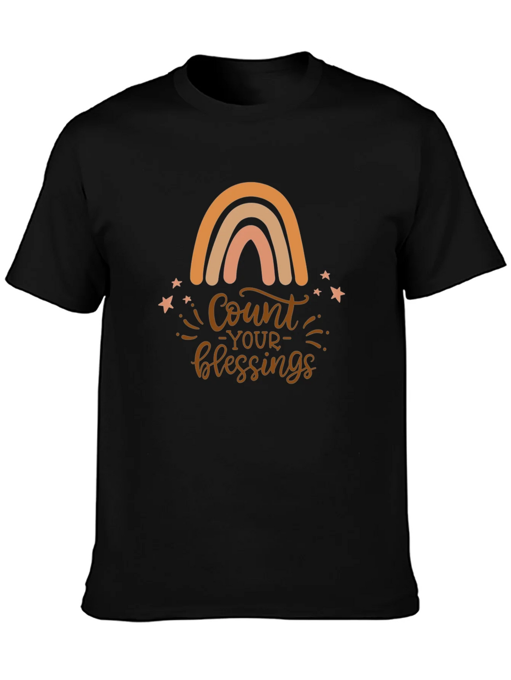 Count Your Blessings Rainbow Graphic Tee product image 3