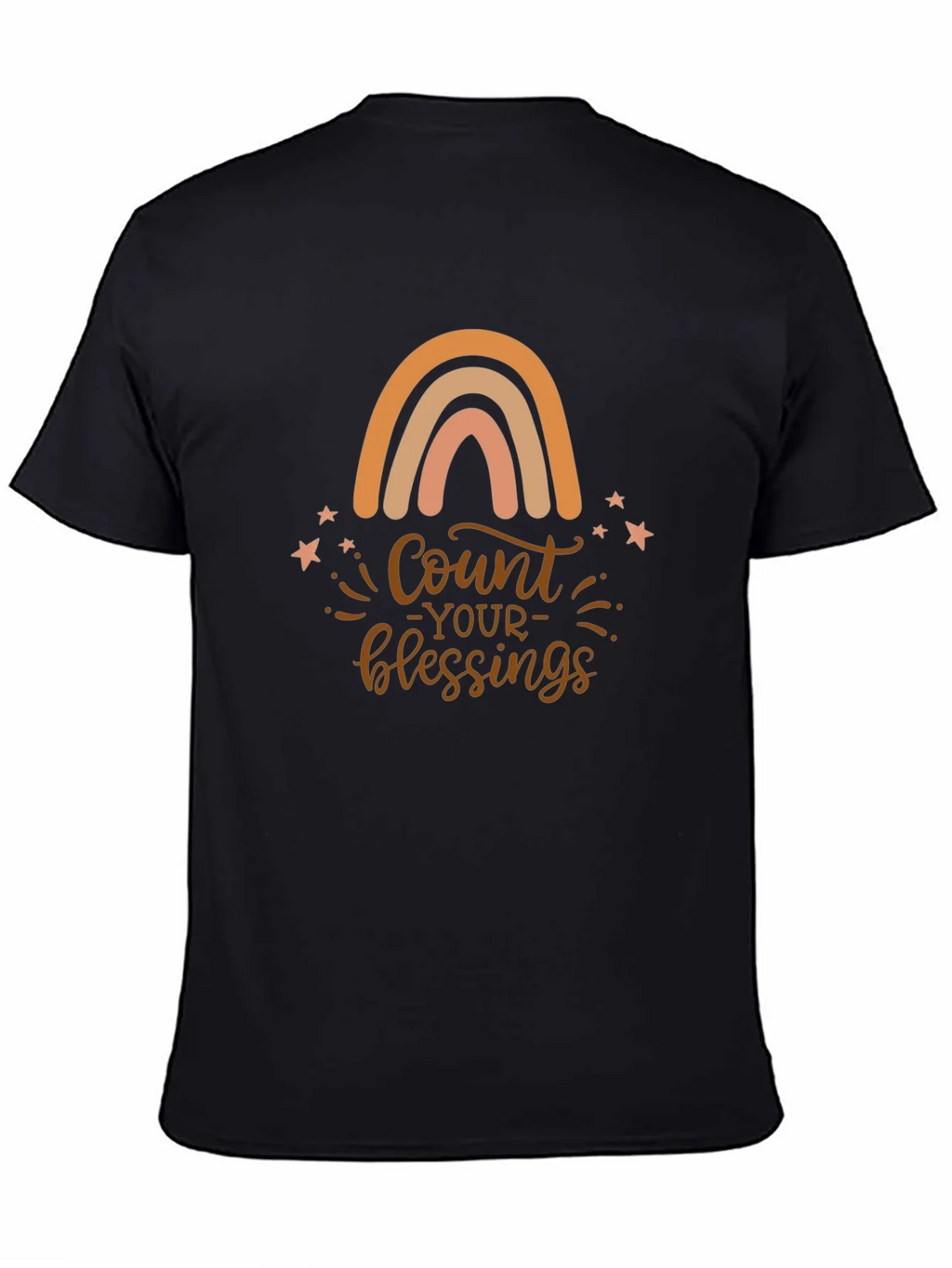 Count Your Blessings Rainbow Graphic Tee product image 4