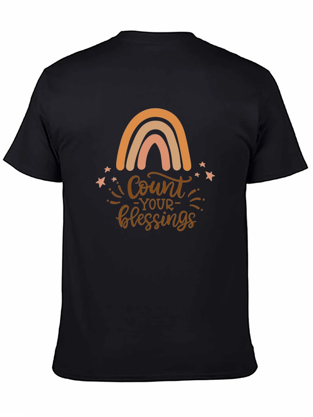 Count Your Blessings Rainbow Graphic Tee product image 4