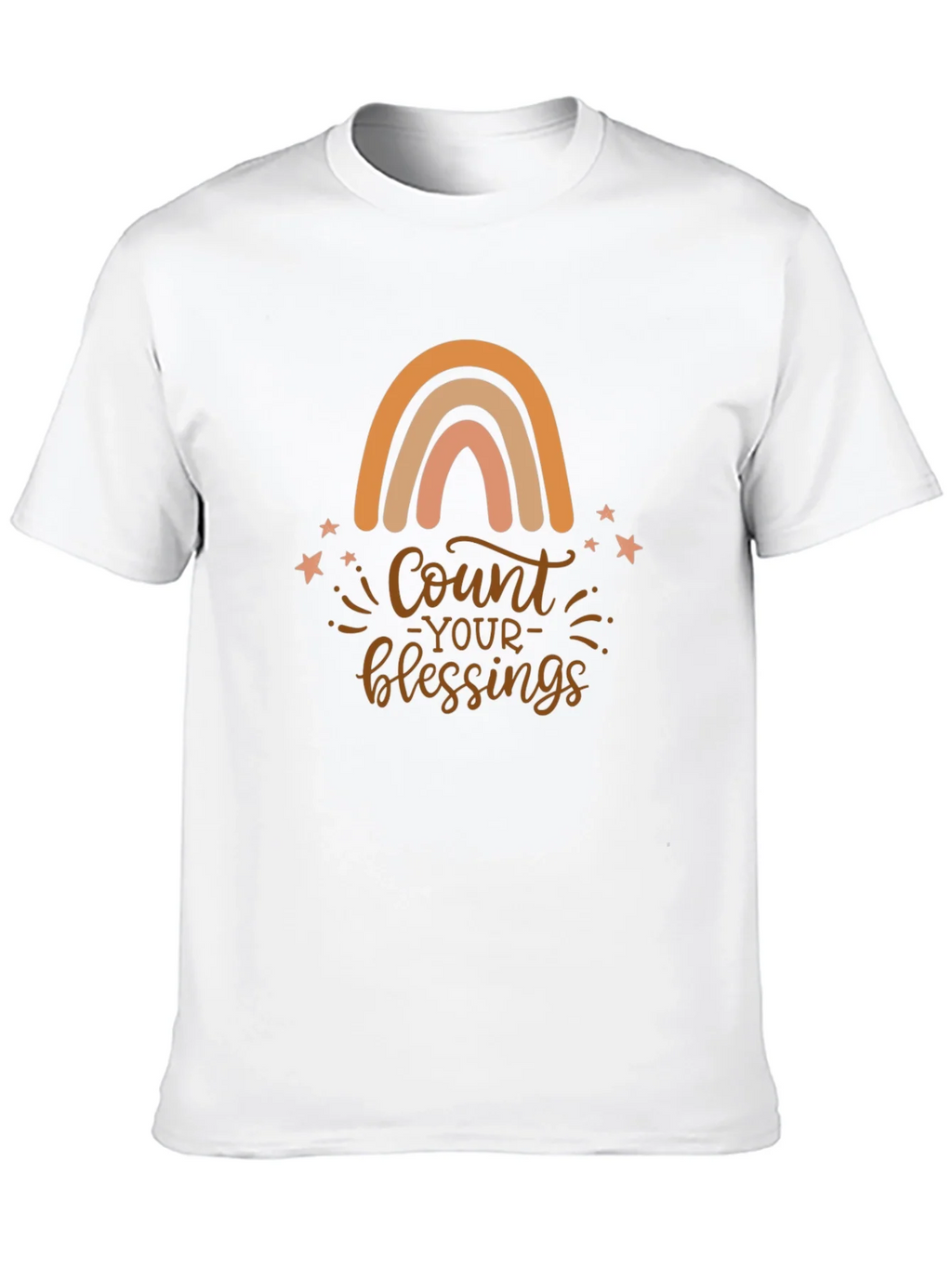 Count Your Blessings Rainbow Graphic Tee product image 9