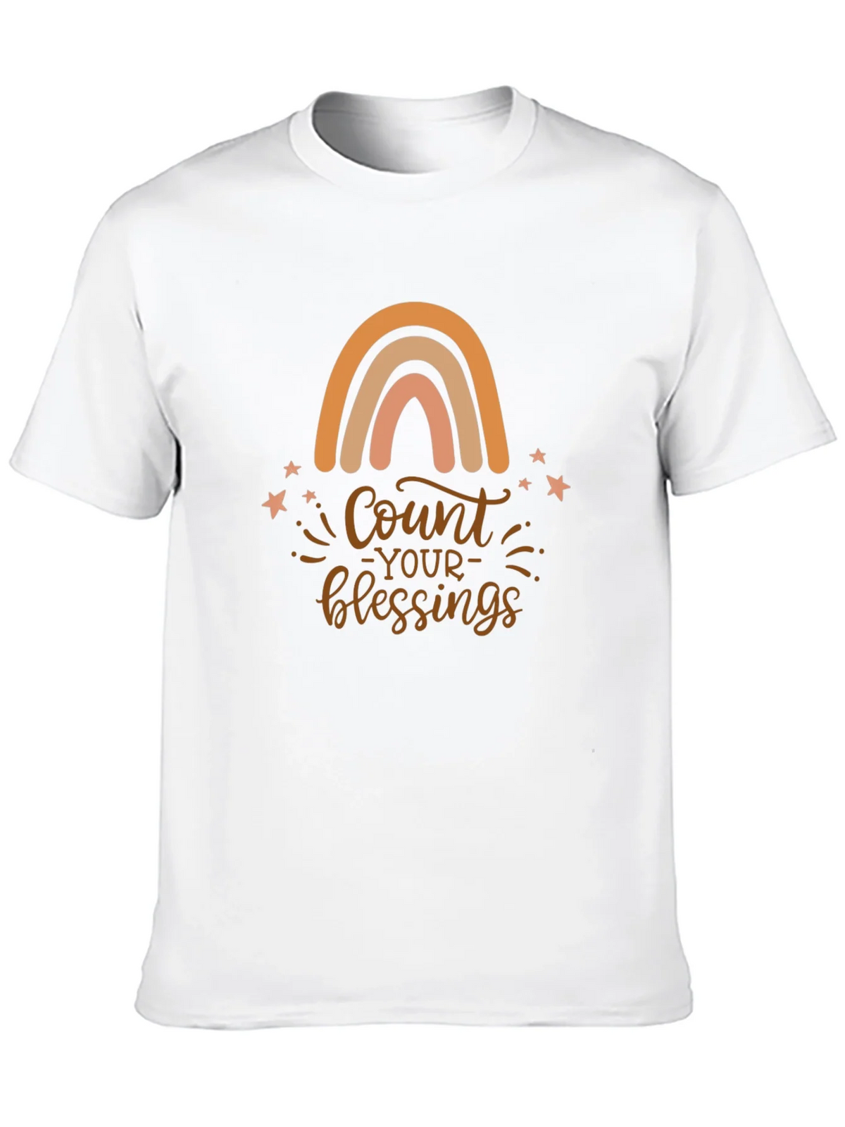 Count Your Blessings Rainbow Graphic Tee product image 9