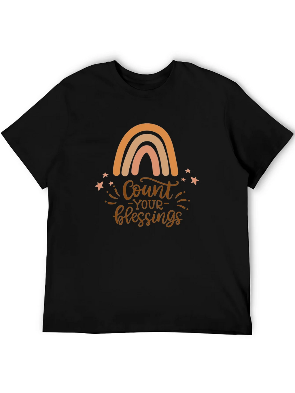 Count Your Blessings Rainbow Graphic Tee product image 5