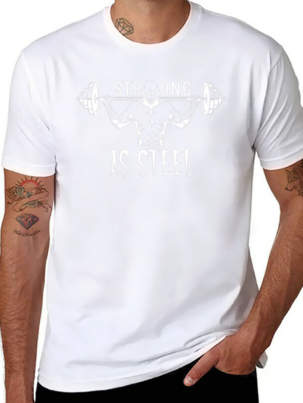 Strong As Steel Workout T-Shirt product image 7