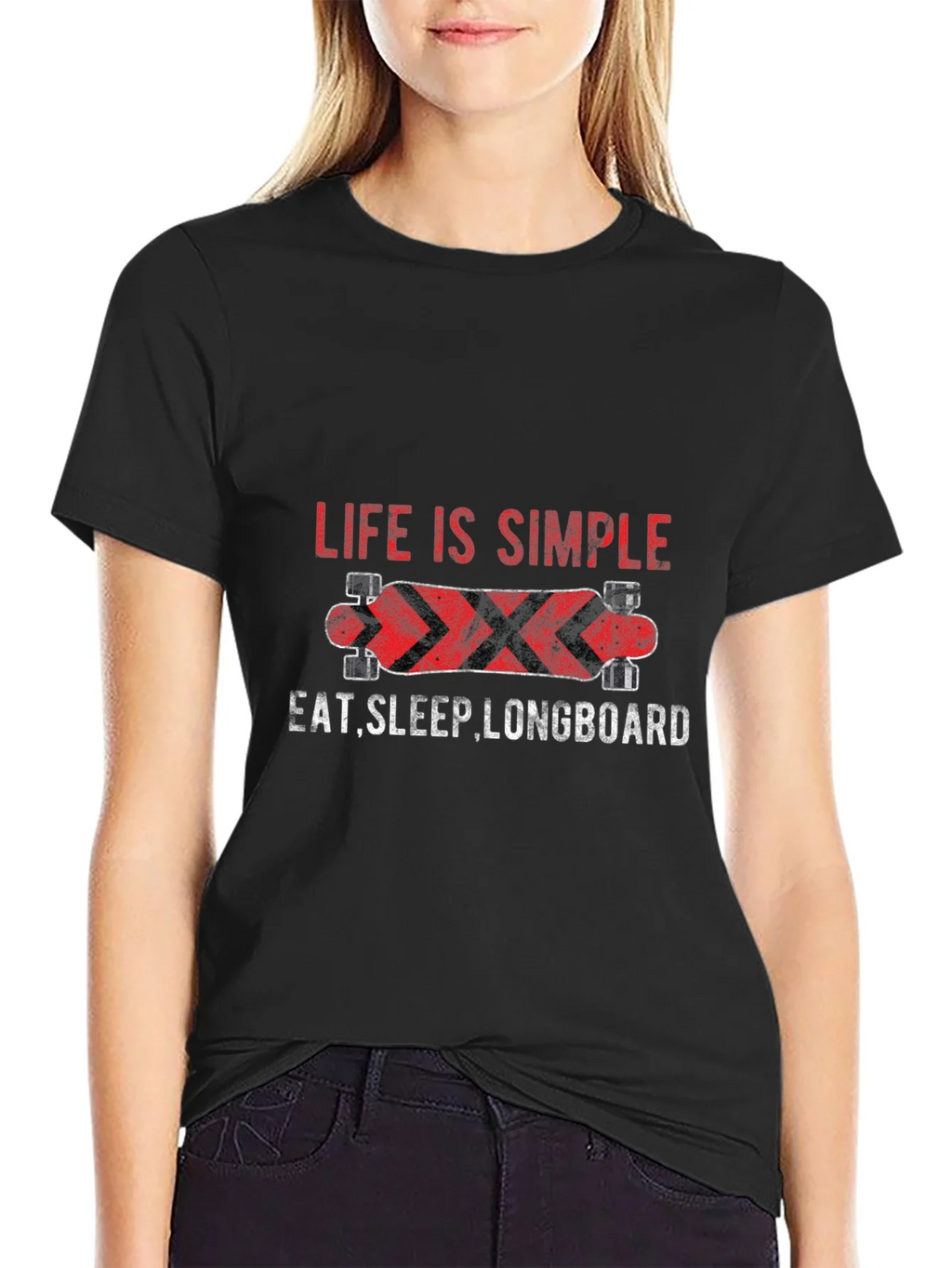 Life Is Simple Longboard Graphic Tee product image 2